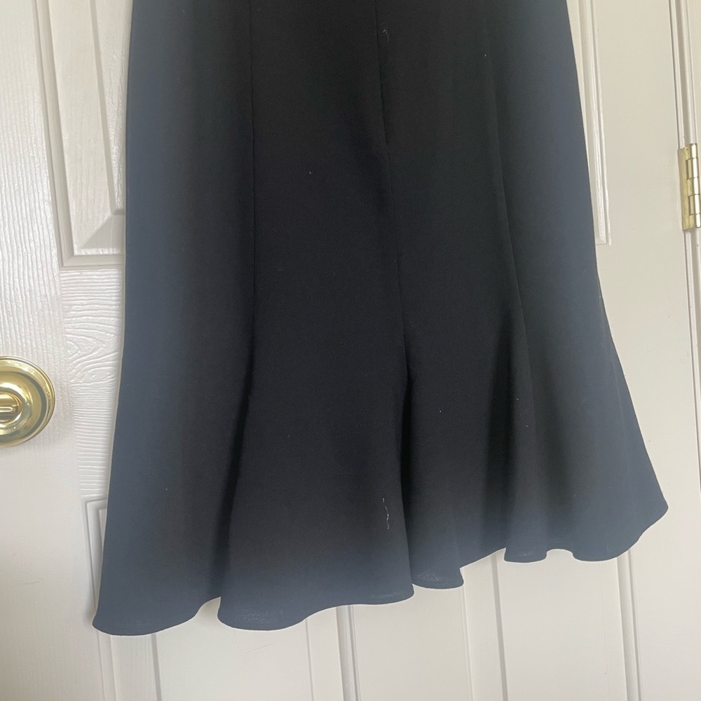 Vintage Armani Collection black sleeveless fit and flare dress 10 - Picture 9 of 12